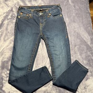 True Religion Halle Blue Denim Skinny Women’s Jeans 27